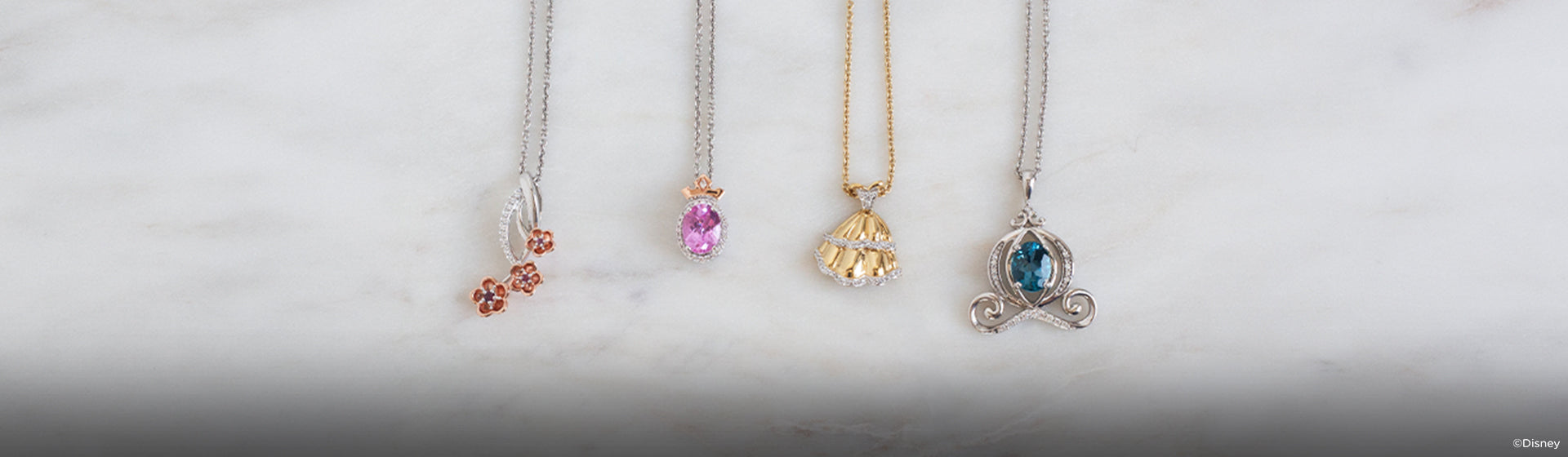 Disney Inspired Diamond And Gemstone Fine Jewelry Desktop Banner