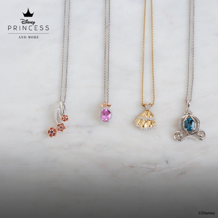 Disney Princess Character & More Inspired Diamond And Gemstone Jewelry Mobile Banner