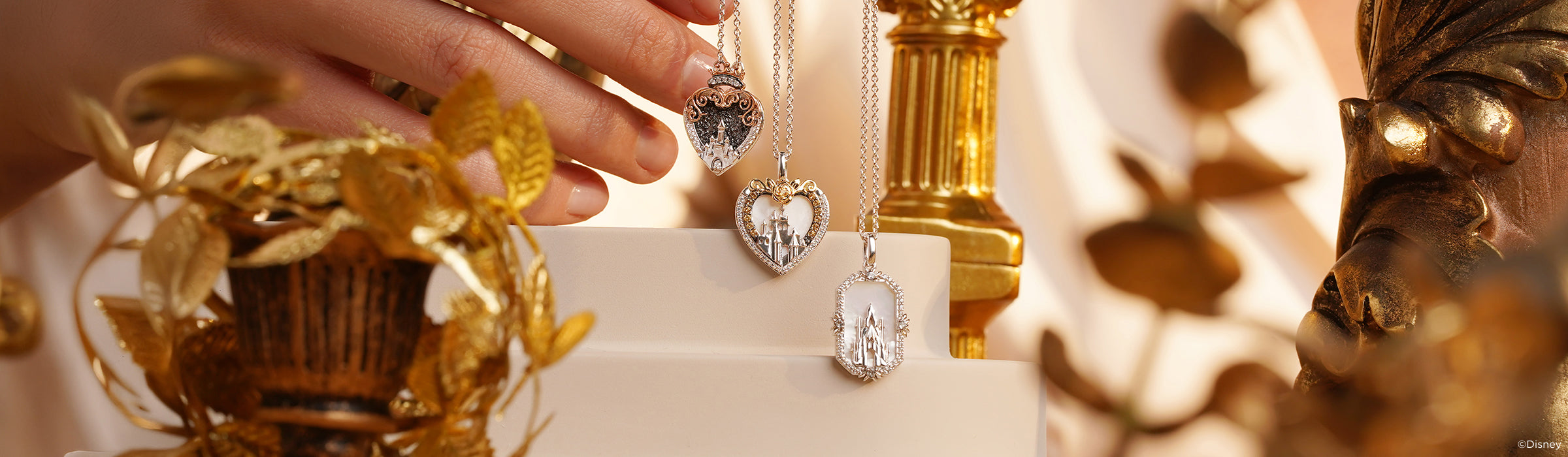 Diamond Castle Pendants & Necklaces Desktop Banner