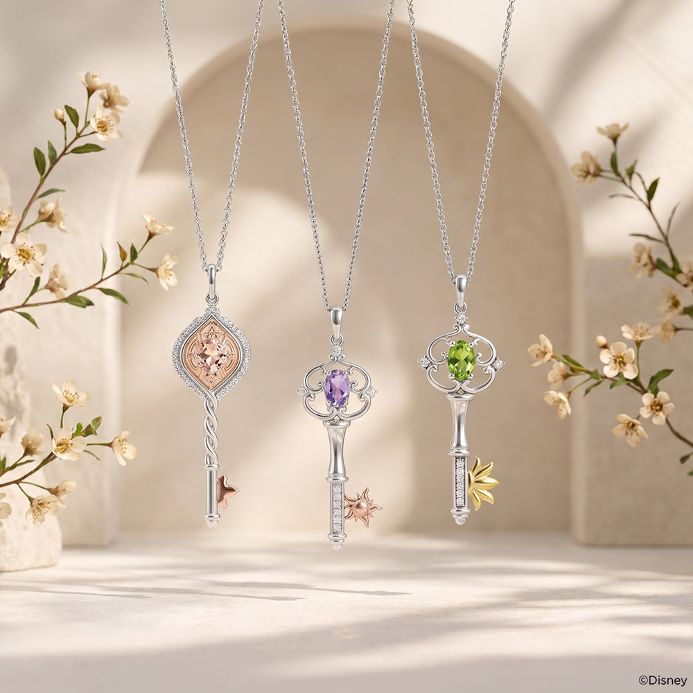 Diamond Key Necklaces for Women Mobile Banner