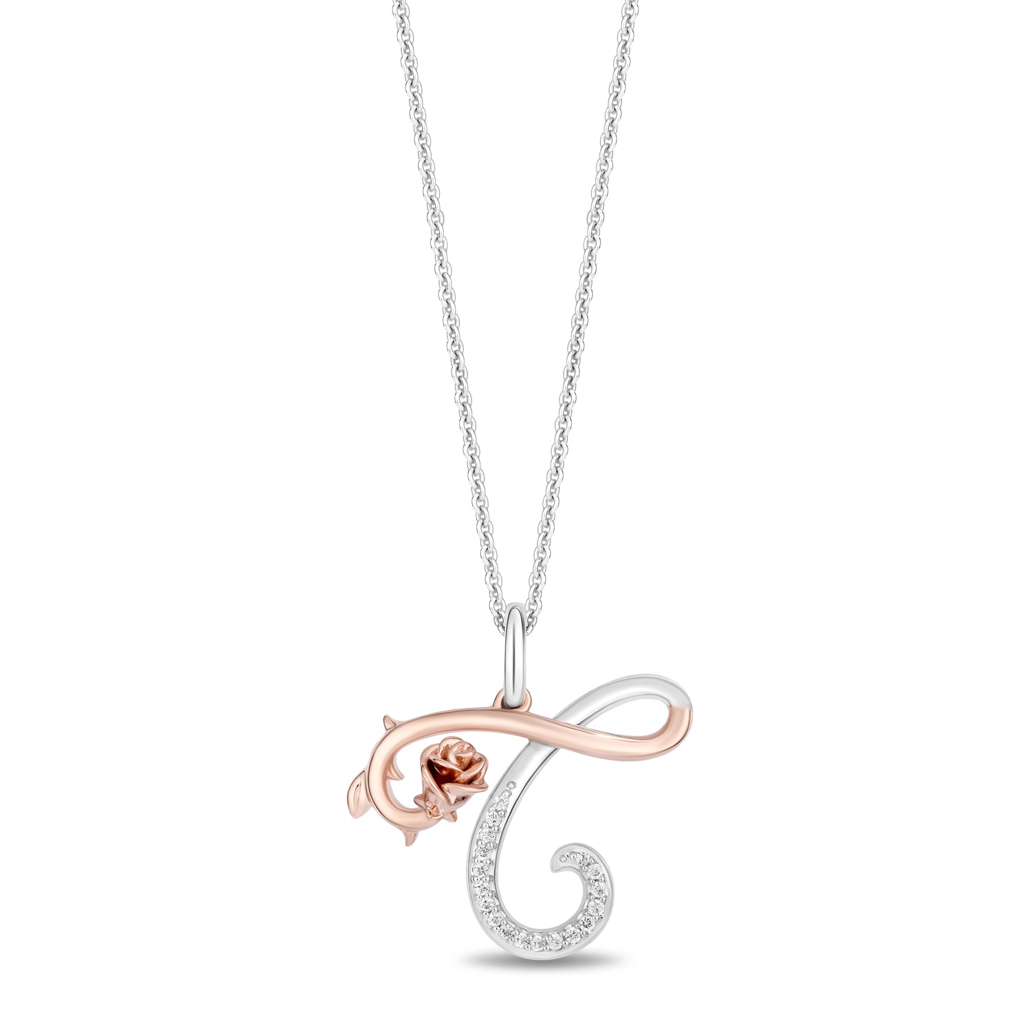 Personalized Braided Initial Pendant Necklace – Sterling Forever