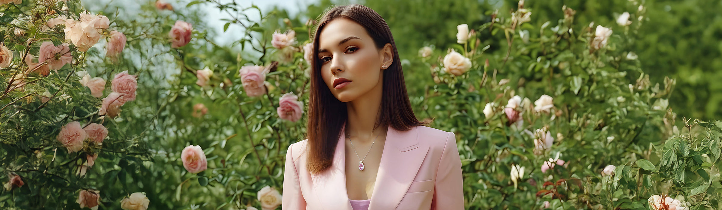 Disney's Aurora Inspired Diamond And Gemstone Jewelry Desktop Banner