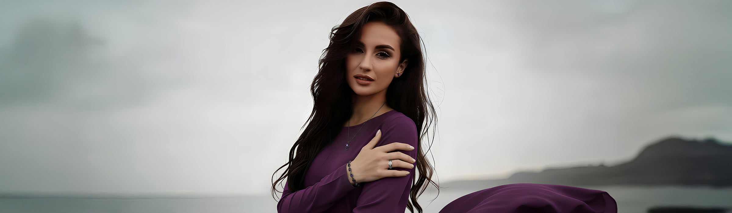 Explore diamond and gemstone necklaces inspired by Disney's Ursula Desktop Banner