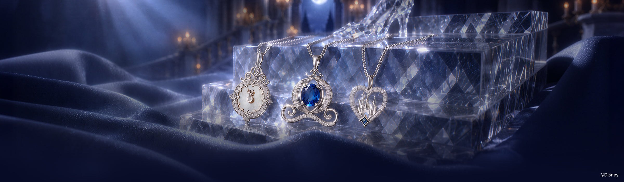 Diamond And Gemstone Necklaces Desktop Banner