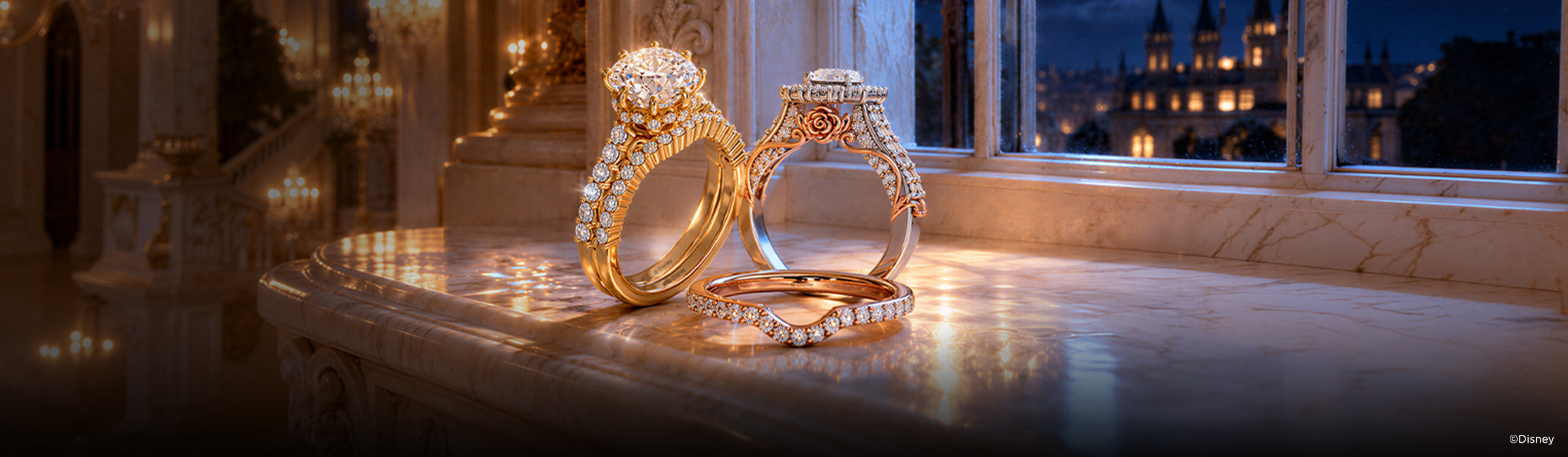 Diamond Engagement Rings Desktop Banner