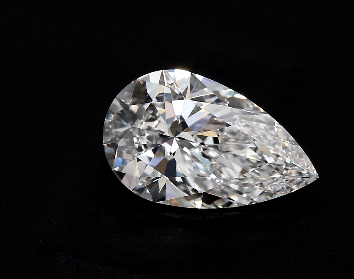 1.69 Carat Pear Lab Diamond