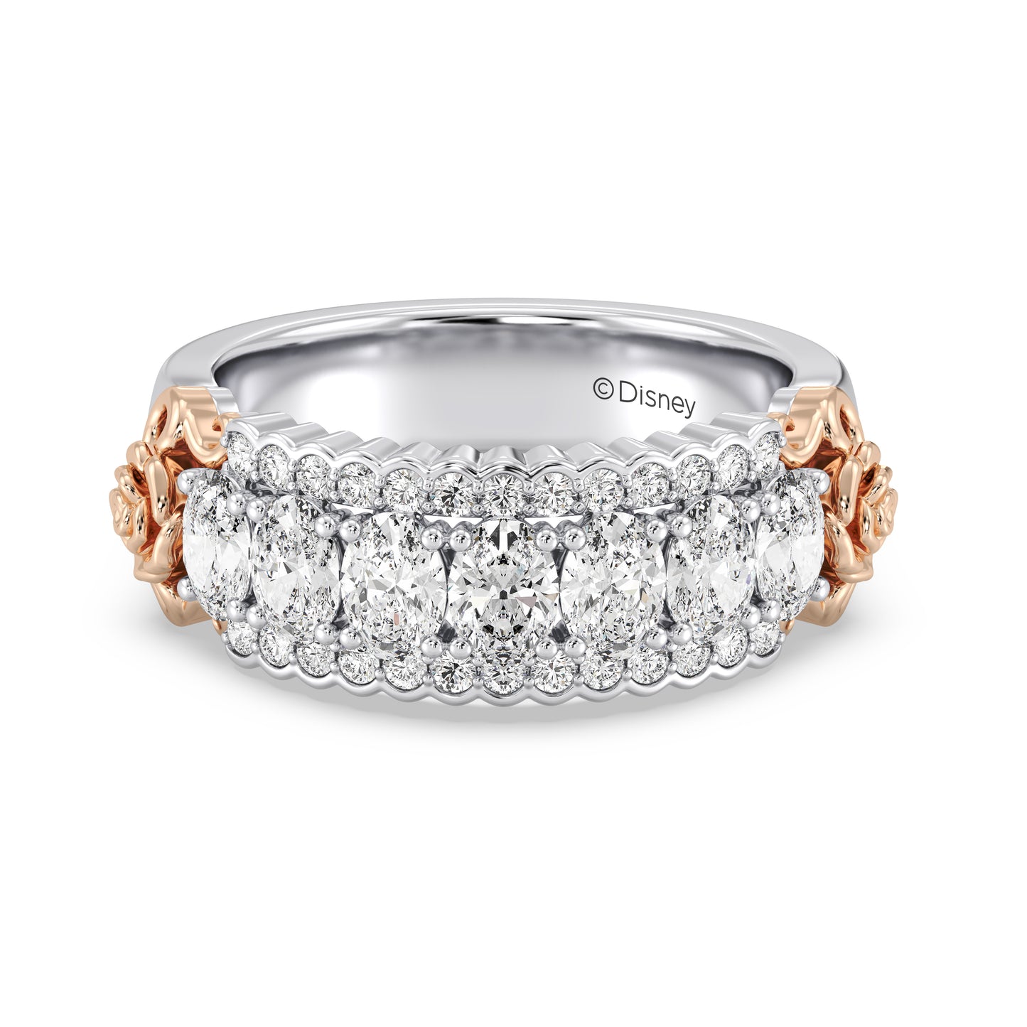Enchanted Star Lab Grown Diamonds Belle Rose Anniversary Band