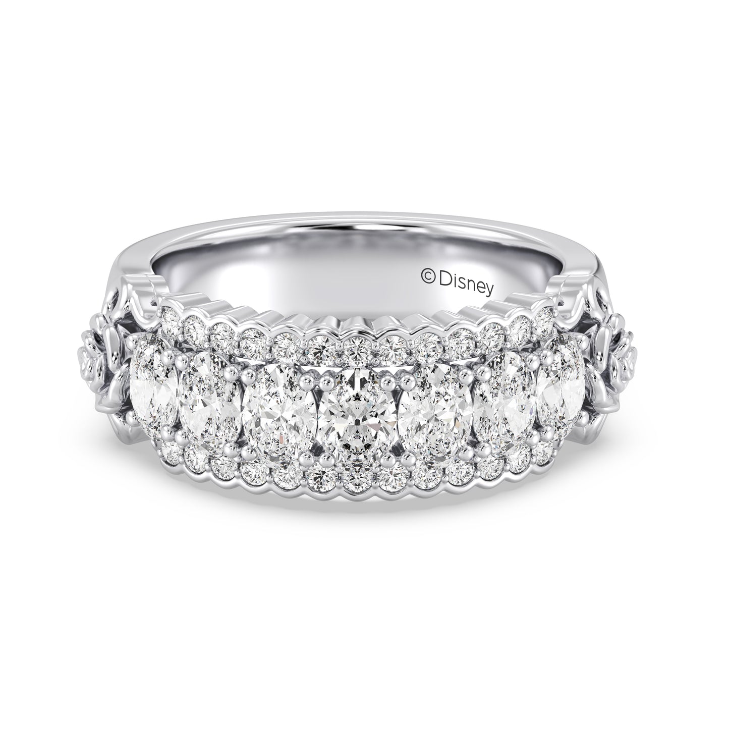 Enchanted Star Lab Grown Diamonds Belle Rose Anniversary Band