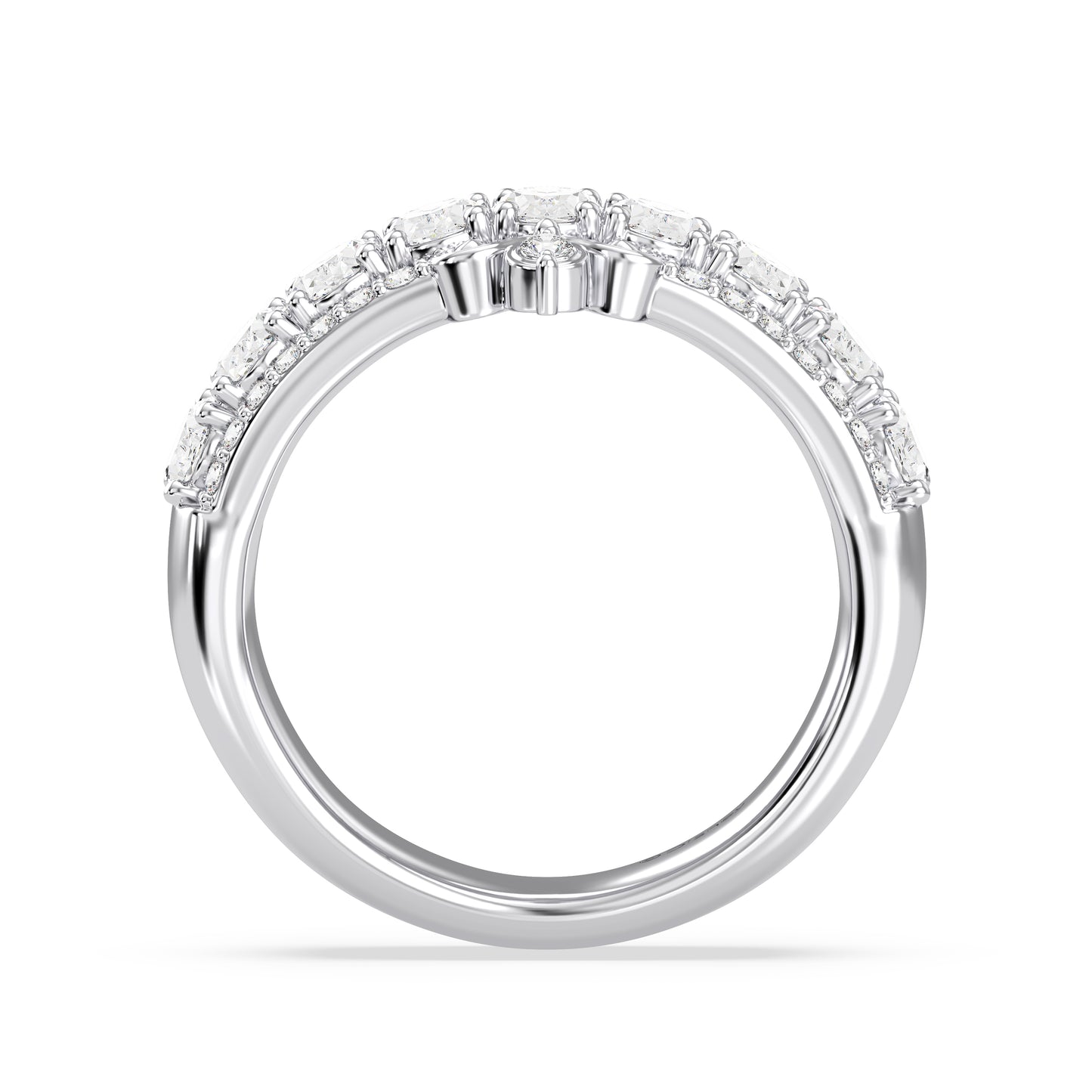 Enchanted Star Lab Grown Diamonds Cinderella Anniversary Band