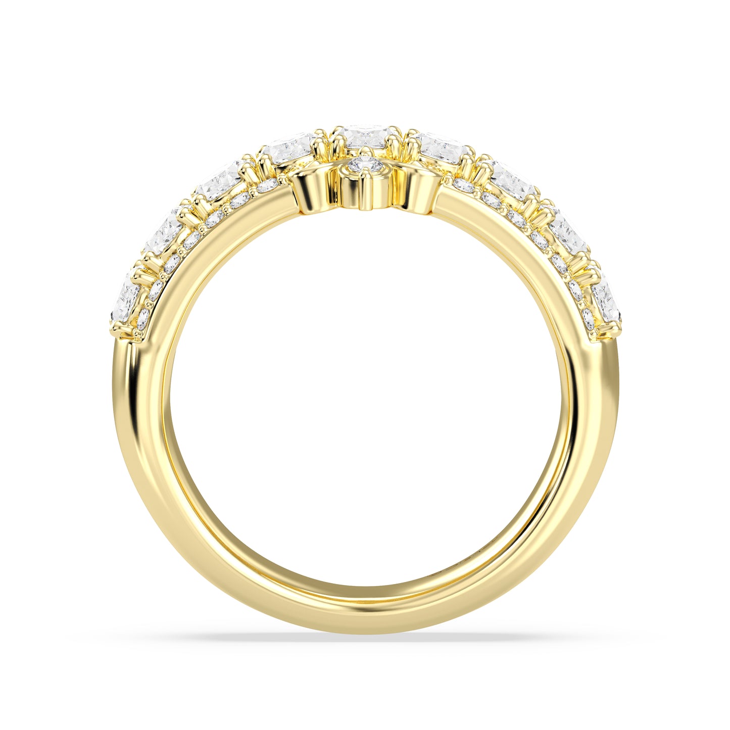Enchanted Star Lab Grown Diamonds Cinderella Anniversary Band