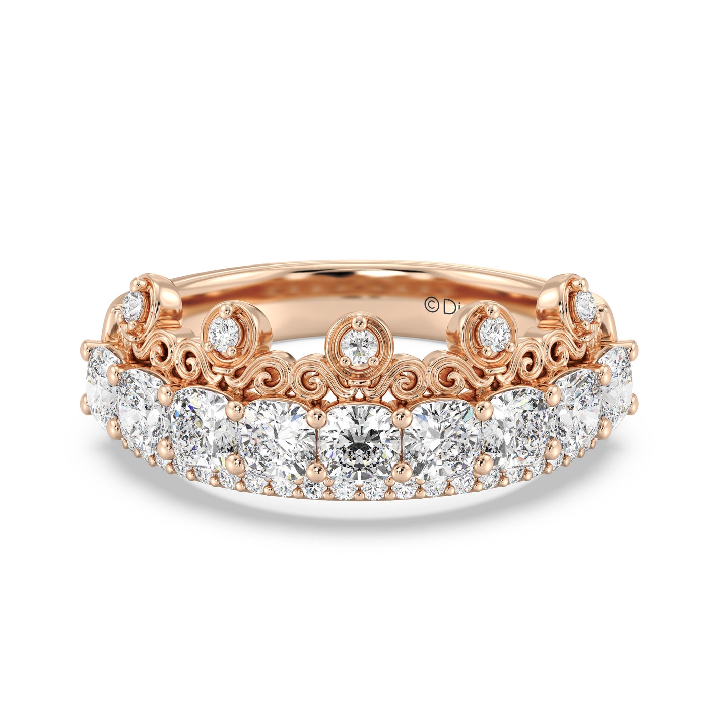 Enchanted Star Lab Grown Diamonds Cinderella Anniversary Band
