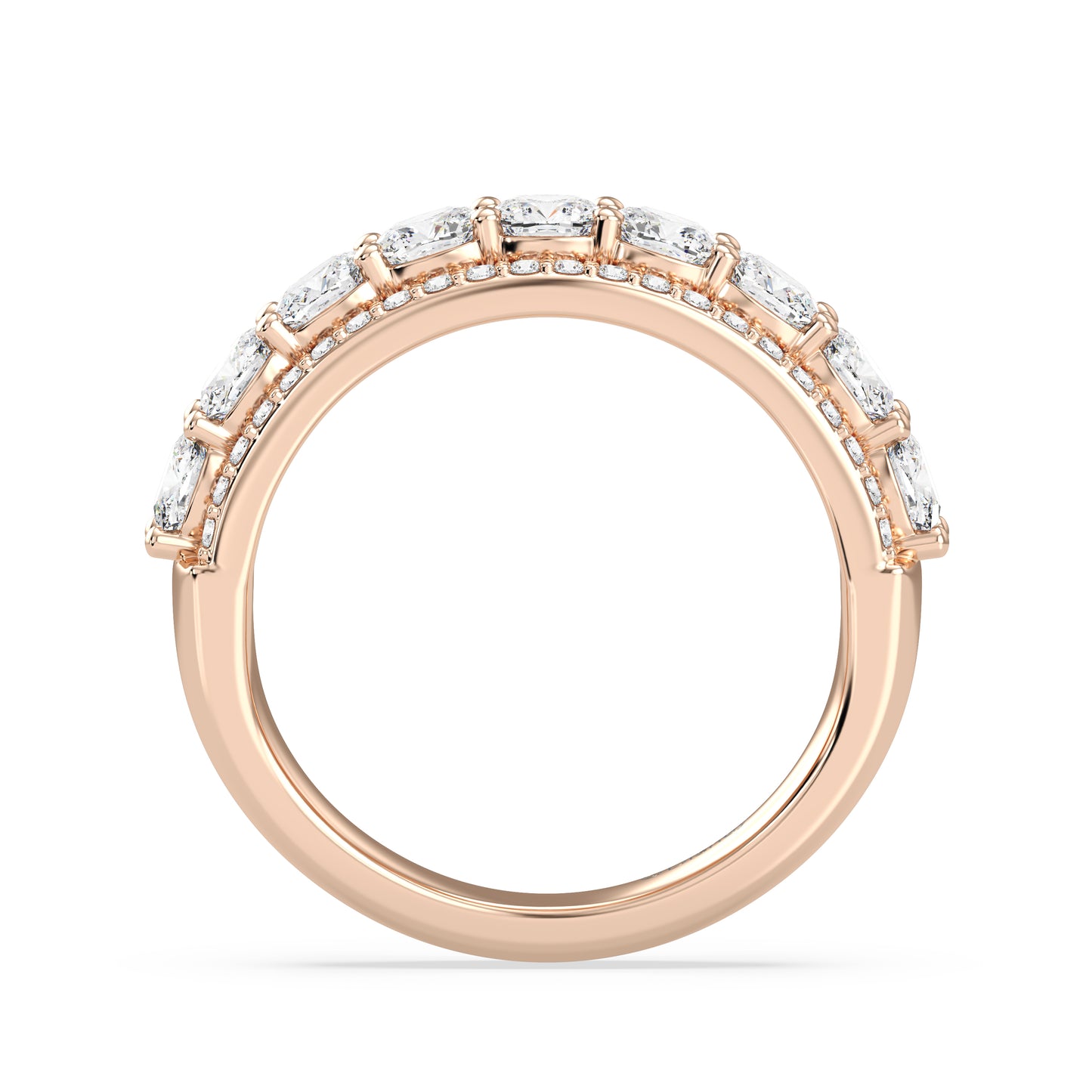 Enchanted Star Lab Grown Diamonds Cinderella Anniversary Band