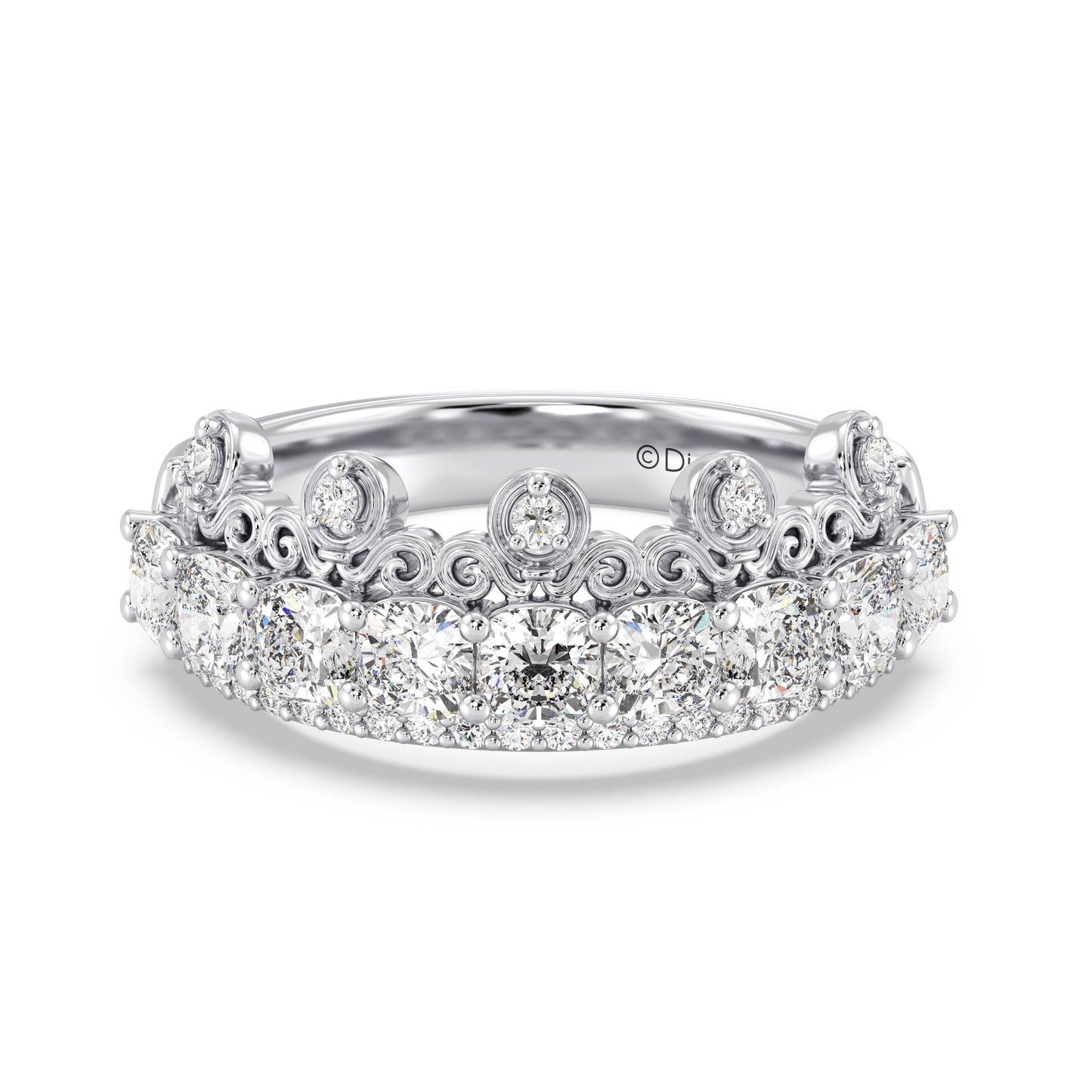 Enchanted Star Lab Grown Diamonds Cinderella Anniversary Band