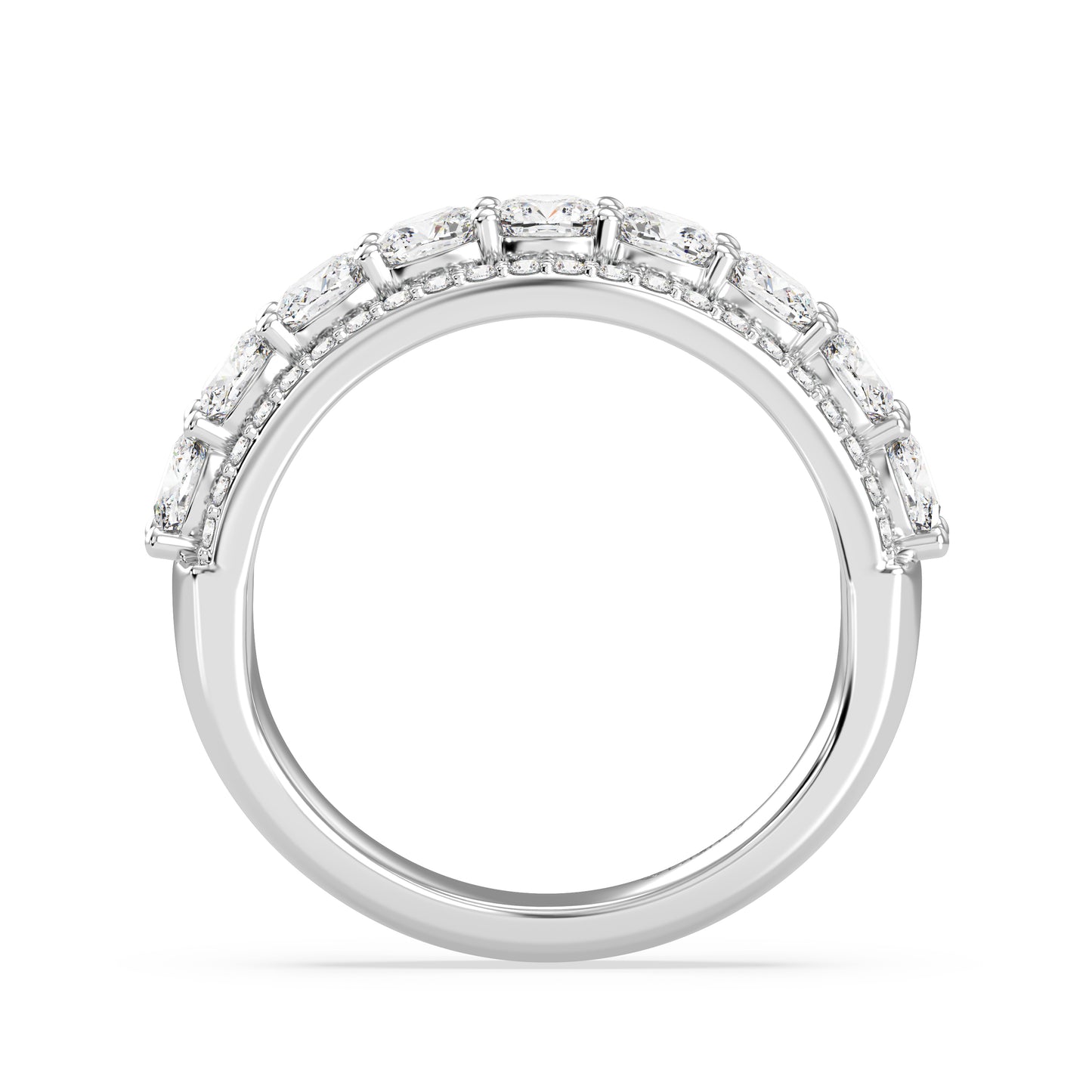 Enchanted Star Lab Grown Diamonds Cinderella Anniversary Band