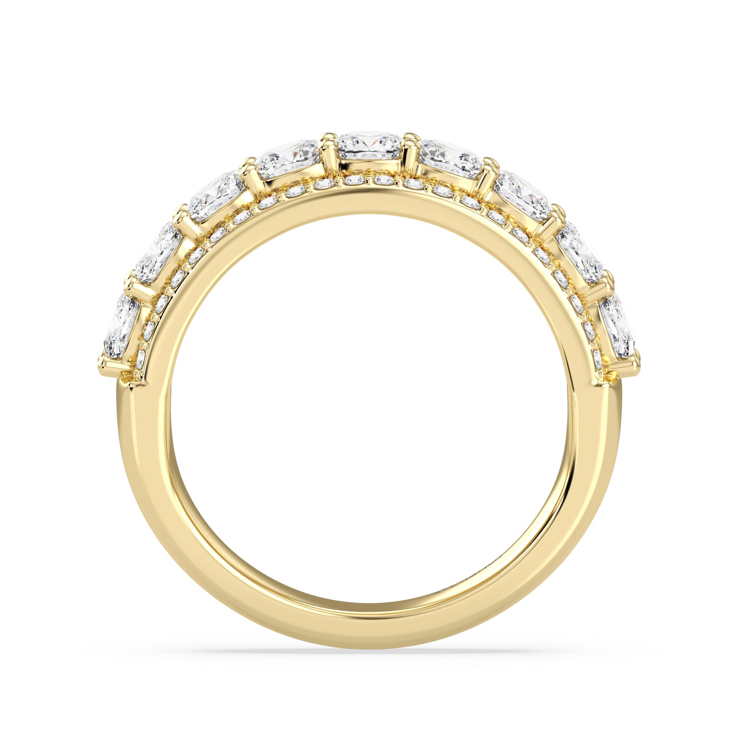 Enchanted Star Lab Grown Diamonds Cinderella Anniversary Band