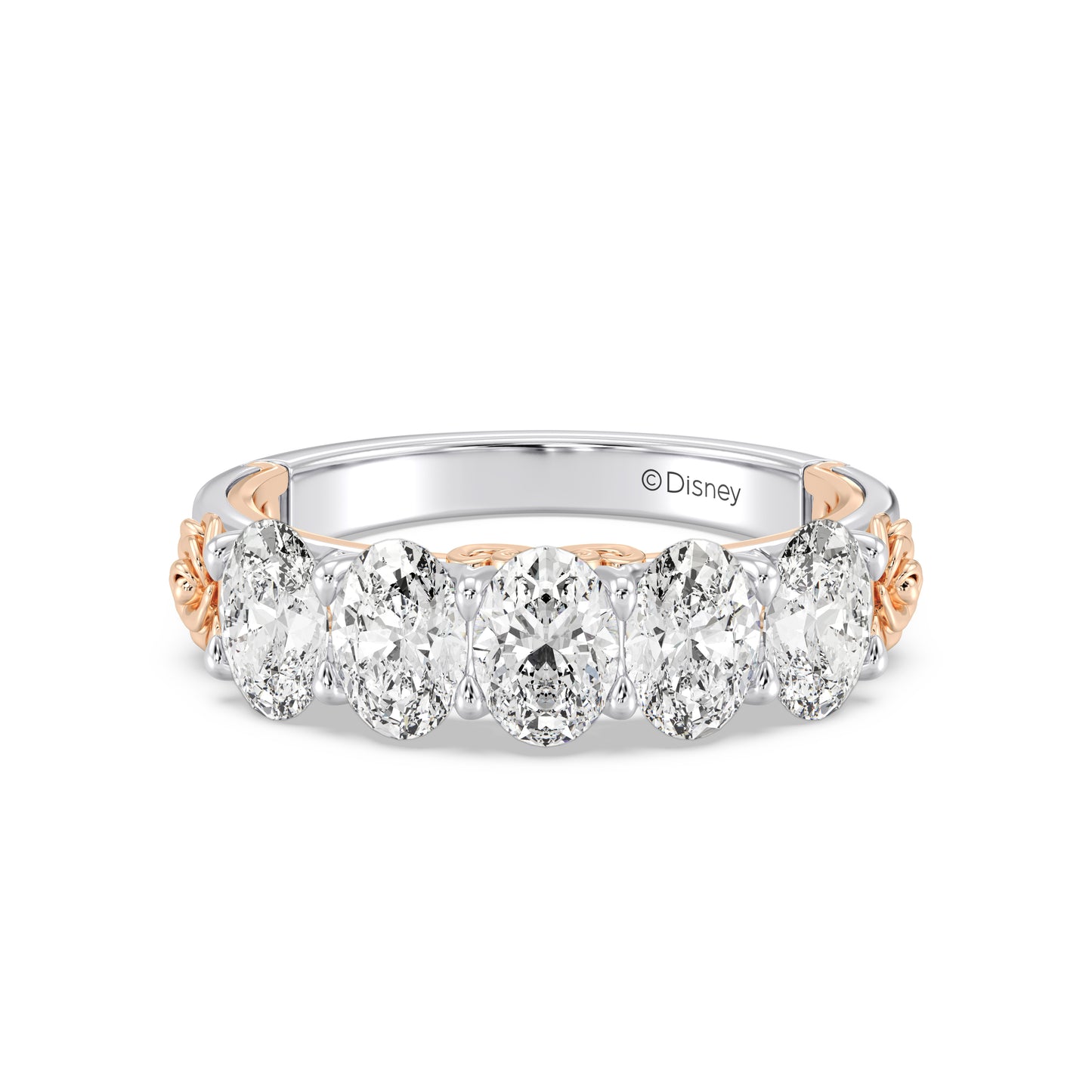 Enchanted Star Lab Grown Diamond Disney’s Belle Five Stone Anniversary Ring