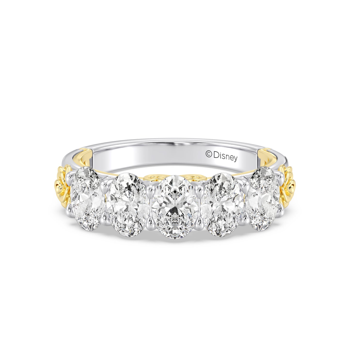 Enchanted Star Lab Grown Diamond Disney’s Belle Five Stone Anniversary Ring
