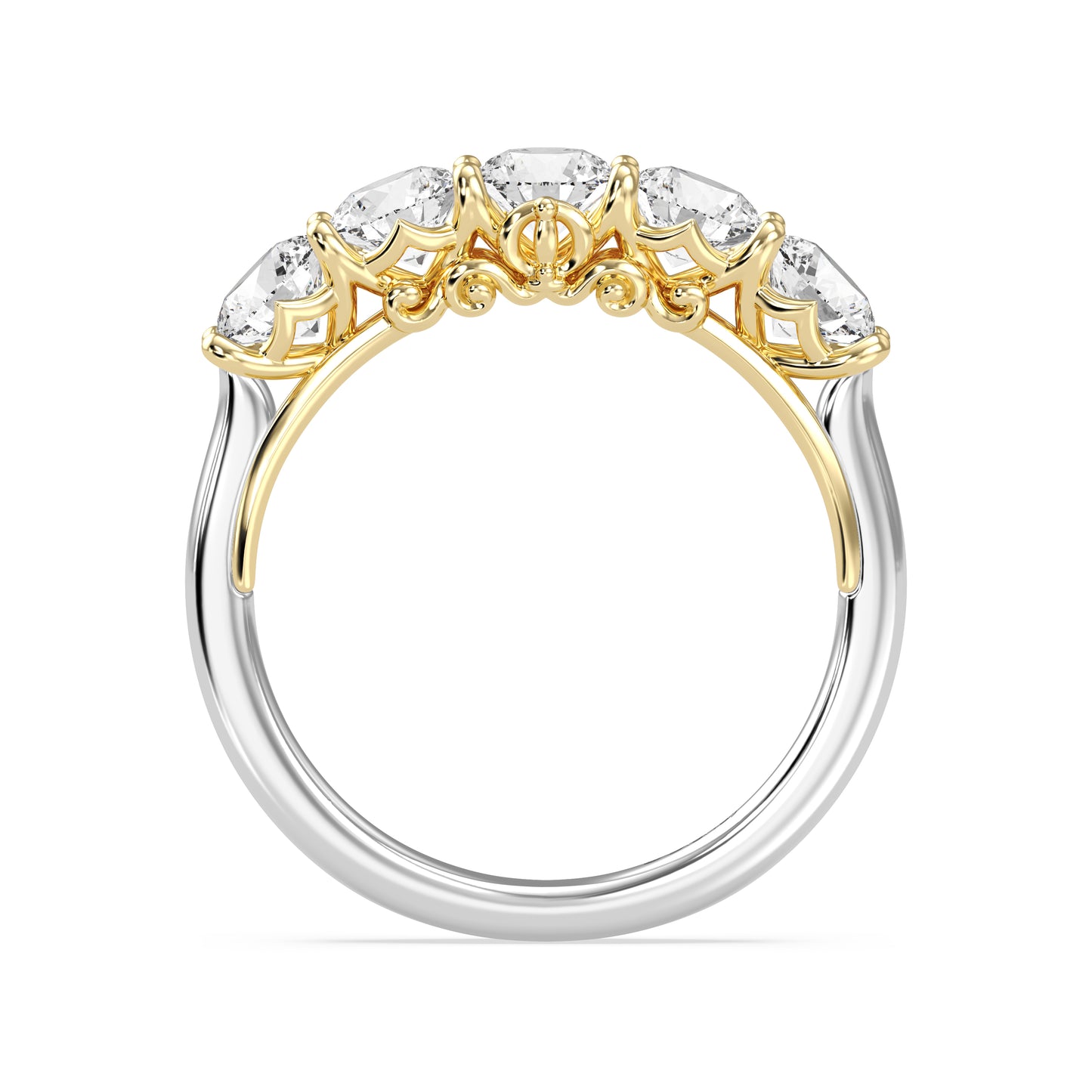Enchanted Star Lab Grown Diamond, Disney’s Cinderella Five Stone Anniversary Ring