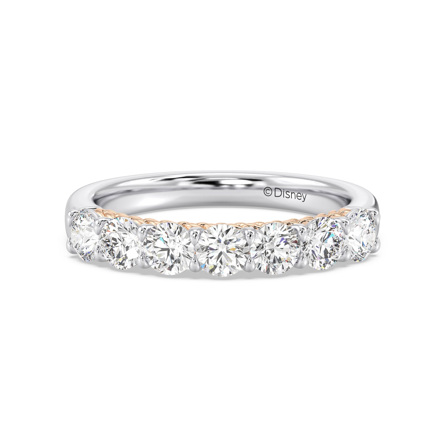 Enchanted Star Lab Grown Diamond Disney’s Rapunzel Seven Stone Anniversary Ring