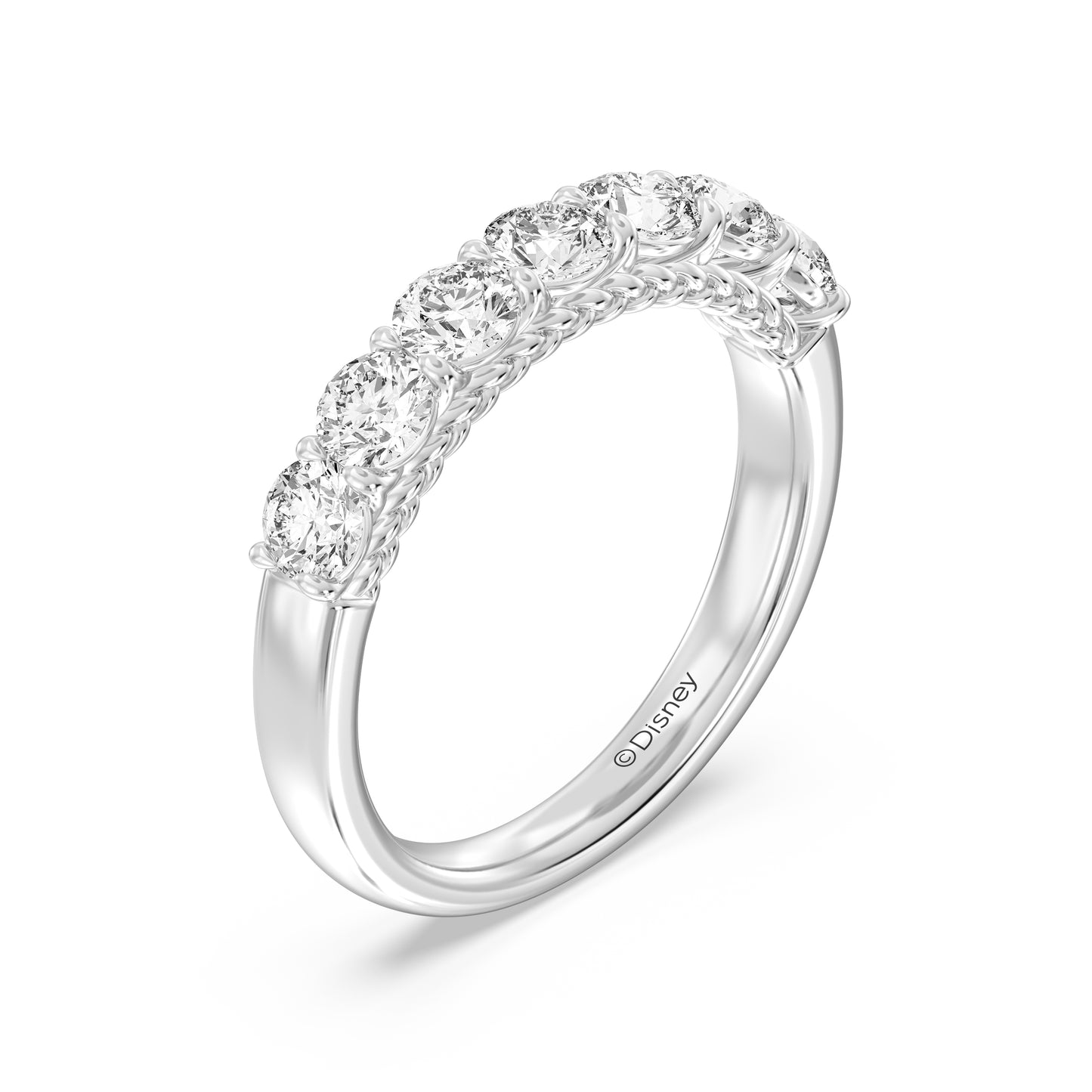 Enchanted Star Lab Grown Diamond Disney’s Rapunzel Seven Stone Anniversary Ring