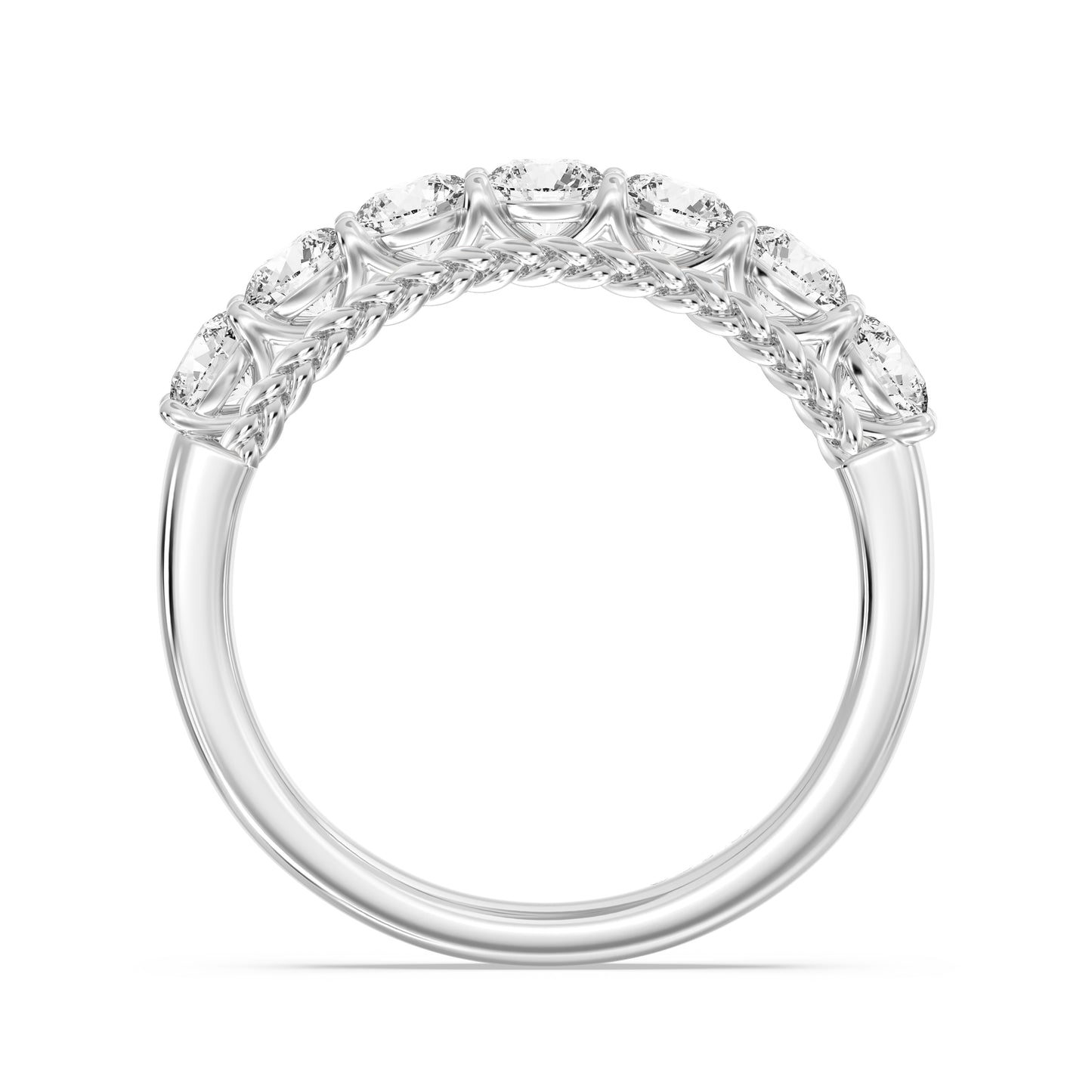 Enchanted Star Lab Grown Diamond Disney’s Rapunzel Seven Stone Anniversary Ring
