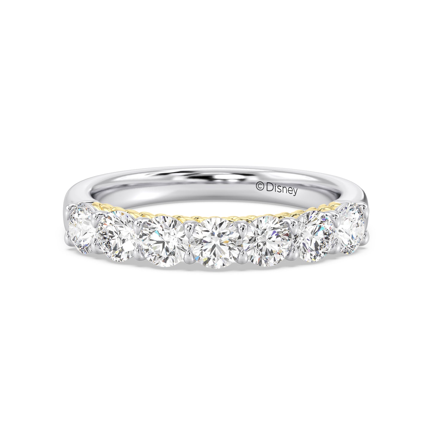 Enchanted Star Lab Grown Diamond Disney’s Rapunzel Seven Stone Anniversary Ring