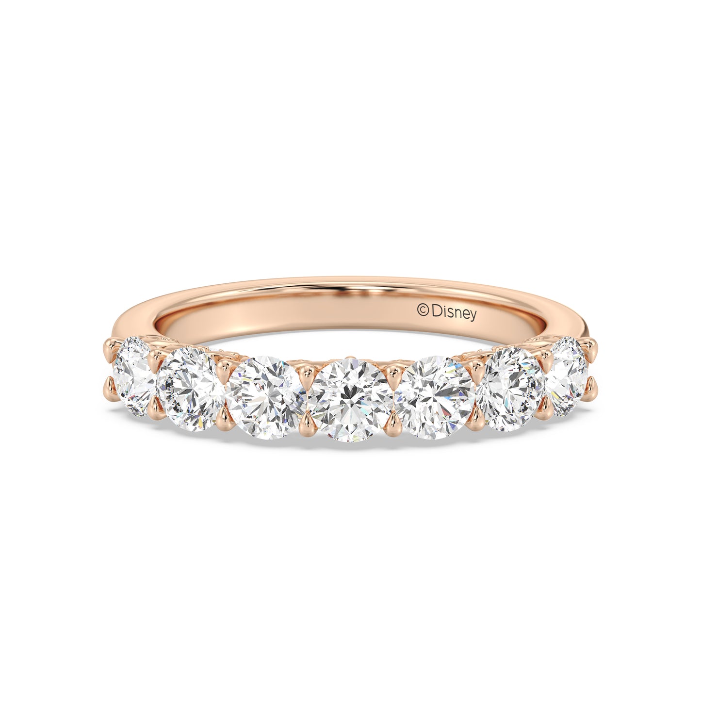 Enchanted Star Lab Grown Diamond Disney’s Cinderella Carriage Filigree Anniversary Ring