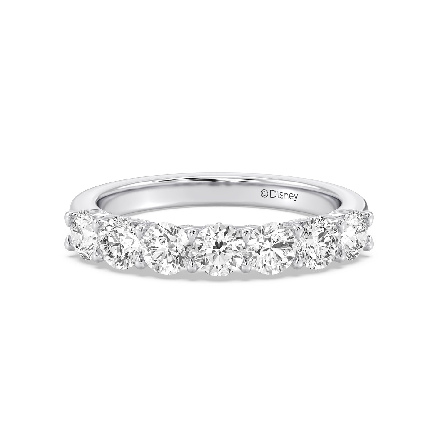 Enchanted Star Lab Grown Diamond Disney’s Cinderella Carriage Filigree Anniversary Ring