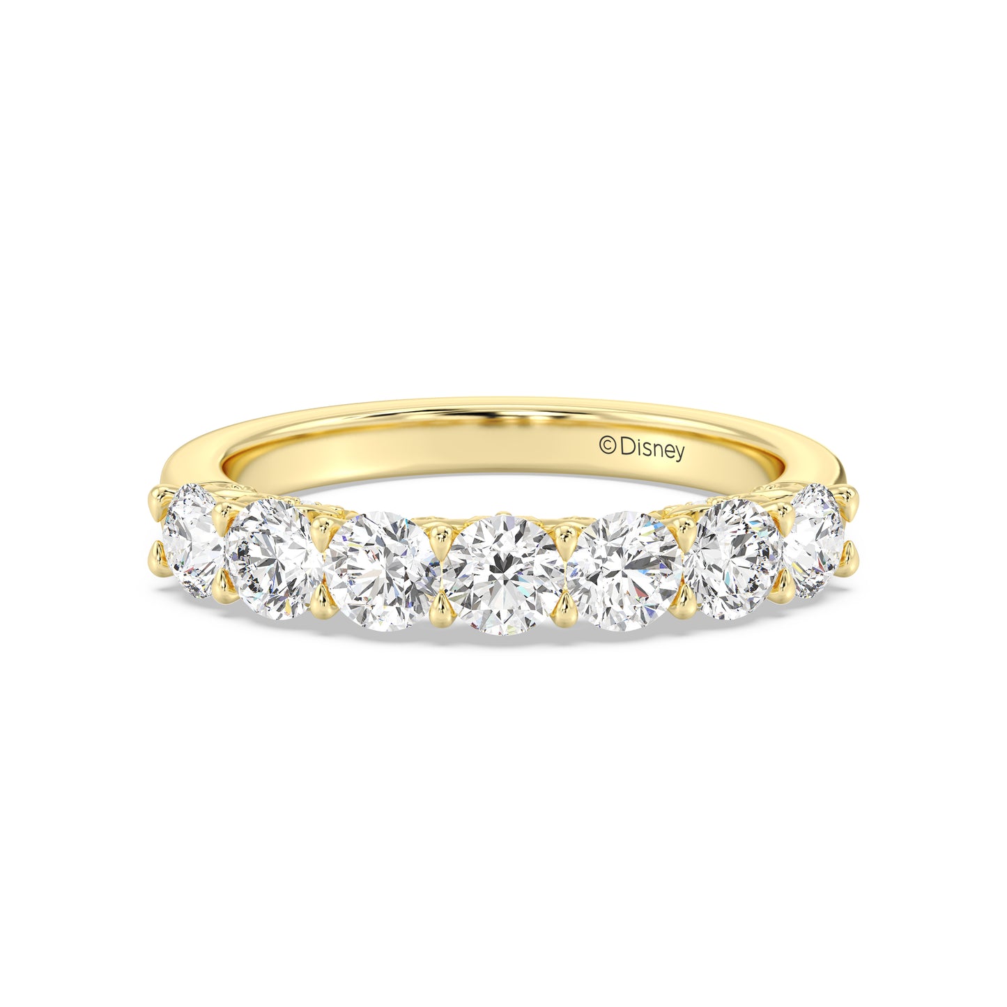 Enchanted Star Lab Grown Diamond Disney’s Cinderella Carriage Filigree Anniversary Ring