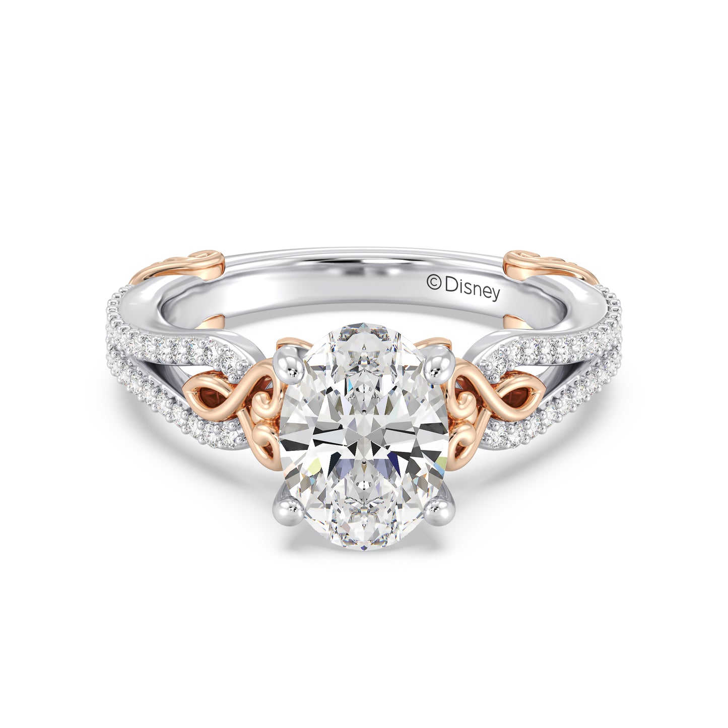 Enchanted Star Lab Grown Diamond 14K Gold Belle Vintage Engagement Ring