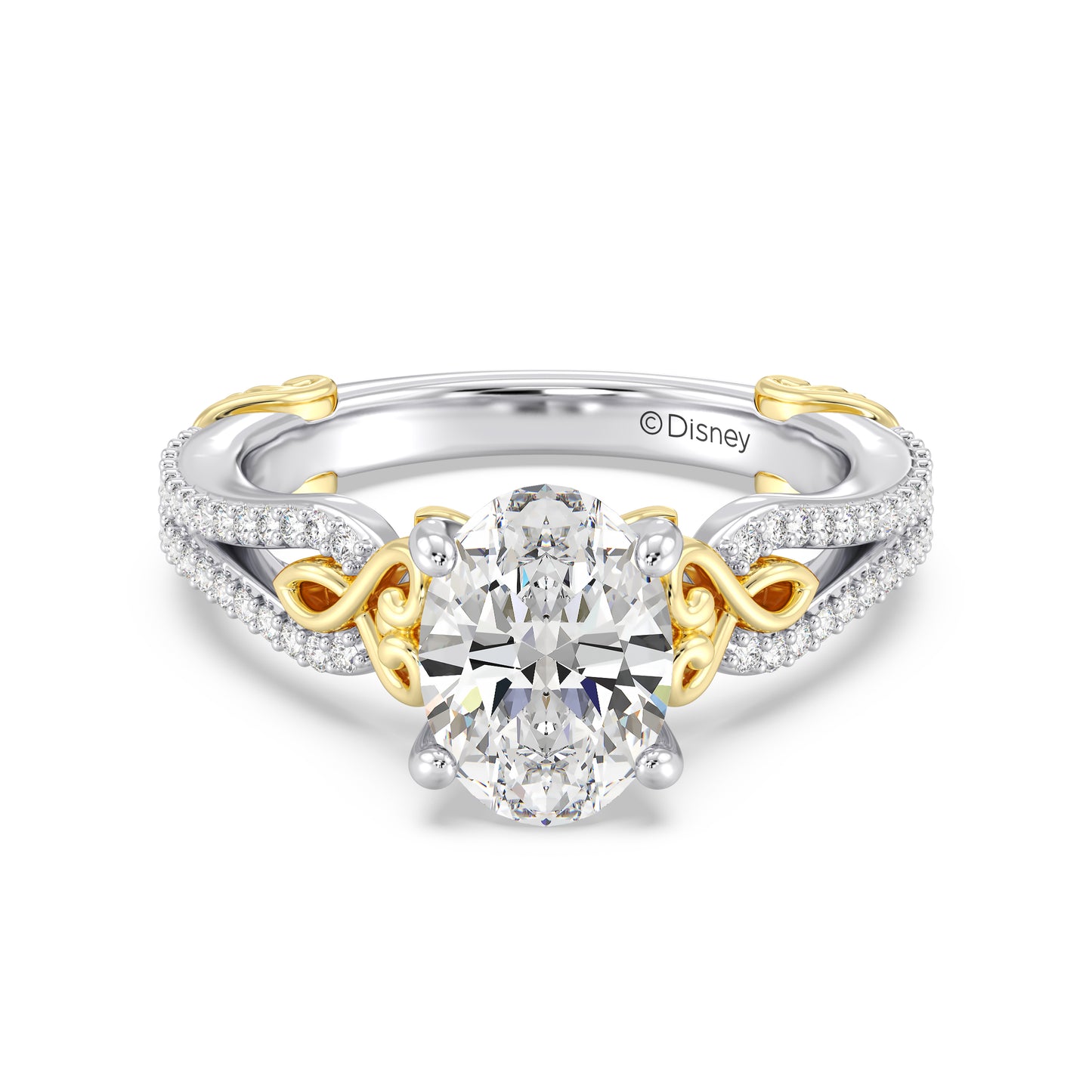 Enchanted Star Lab Grown Diamond 14K Gold Belle Vintage Engagement Ring