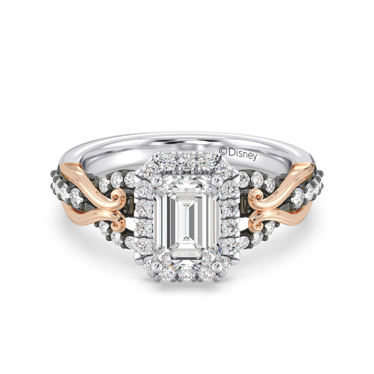 Enchanted Star Lab Grown Diamond 14K Gold Ursula Halo Engagement Ring
