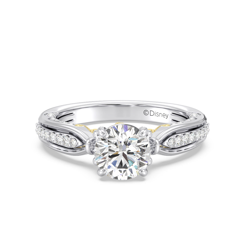Enchanted Star Lab Grown Diamond 14K Gold Belle Rose Engagement Ring
