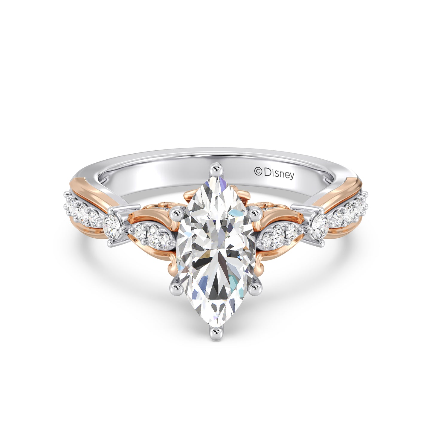 Enchanted Star Lab Grown Diamond 14K Gold Belle Ballroom Engagement Ring