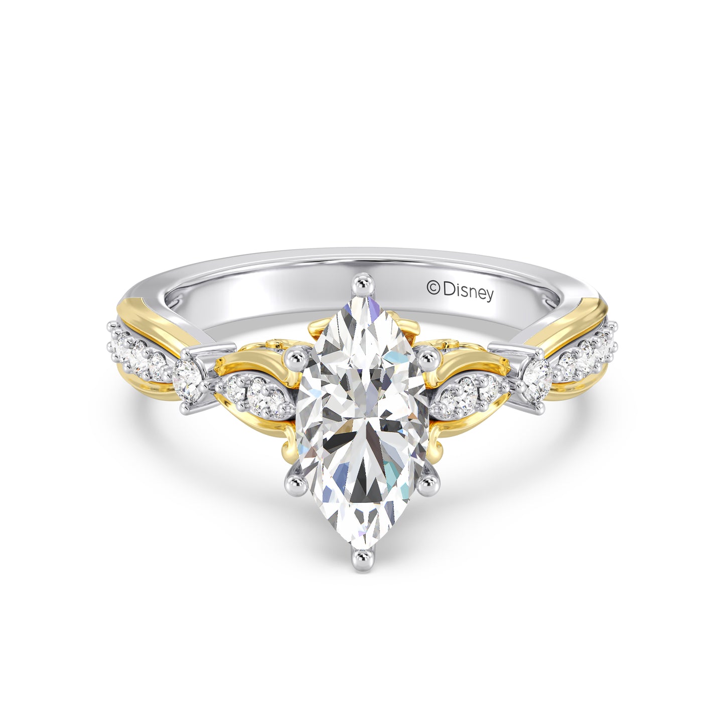 Enchanted Star Lab Grown Diamond 14K Gold Belle Ballroom Engagement Ring