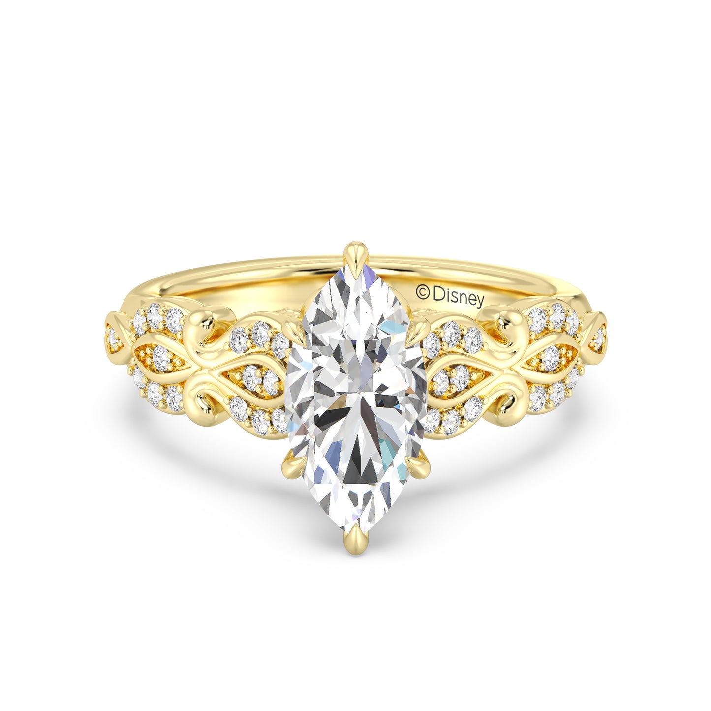 Enchanted Star Lab Grown Diamond Cinderella Carriage Engagement Ring
