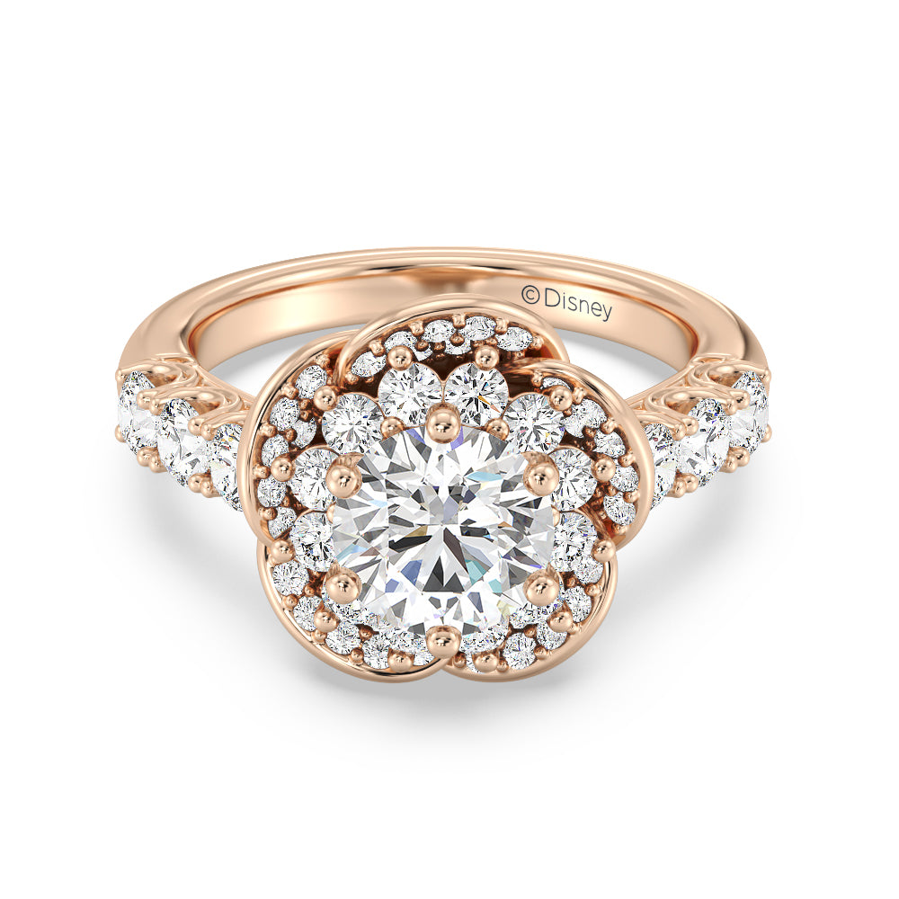 Enchanted Star Lab Grown Diamond Belle Rose Engagement Ring