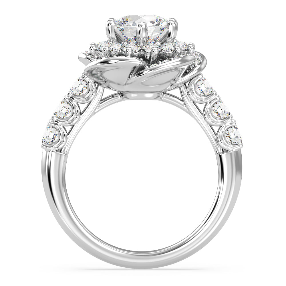 Enchanted Star Lab Grown Diamond Belle Rose Engagement Ring