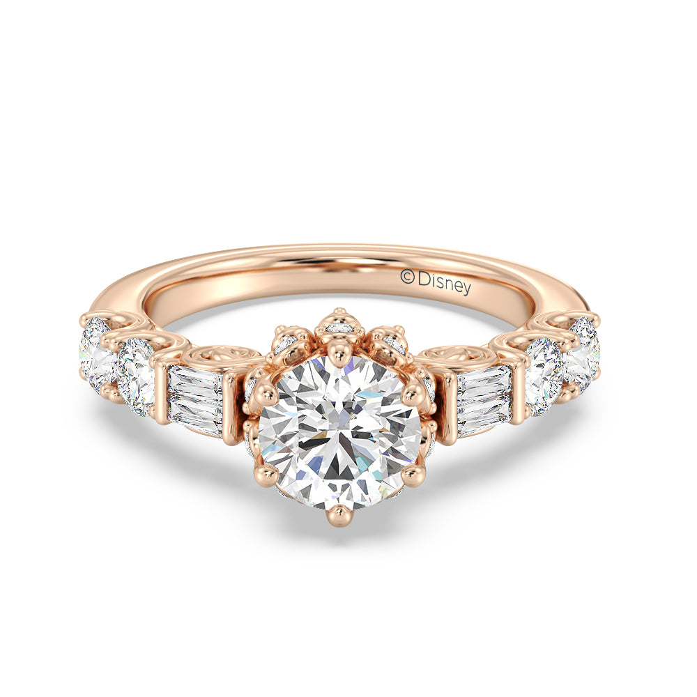 Enchanted Star Lab Grown Diamond 14K Gold Cinderella Engagement Ring