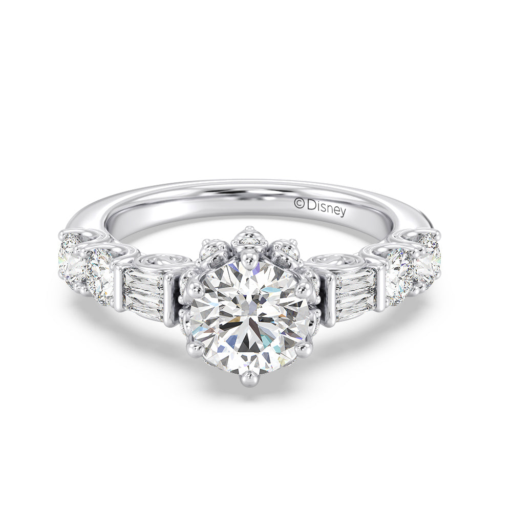 Enchanted Star Lab Grown Diamond 14K Gold Cinderella Engagement Ring