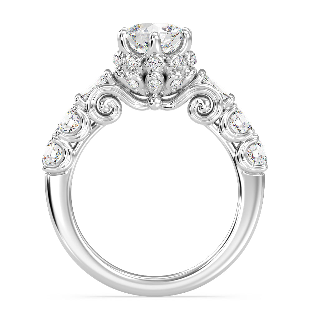 Enchanted Star Lab Grown Diamond 14K Gold Cinderella Engagement Ring