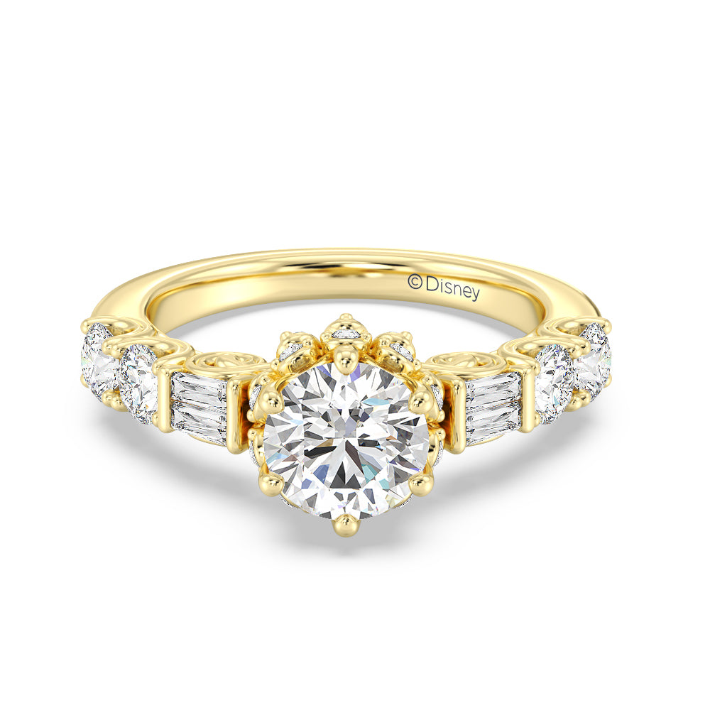 Enchanted Star Lab Grown Diamond 14K Gold Cinderella Engagement Ring