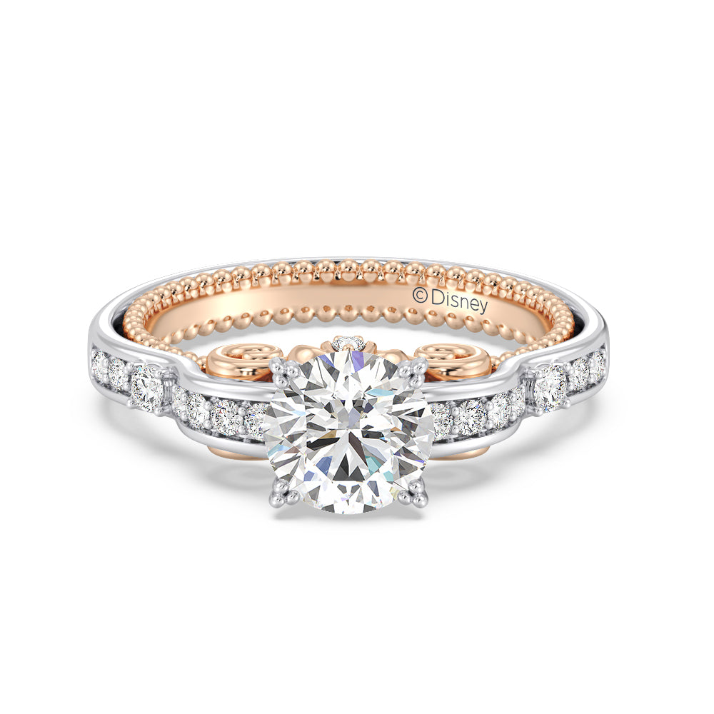 Enchanted Star Lab Grown Diamond 14K Gold Cinderella Carriage Engagement Ring