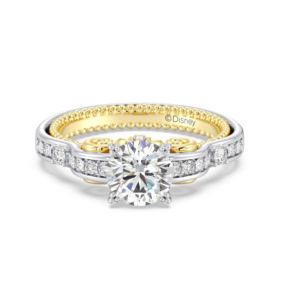 Enchanted Star Lab Grown Diamond 14K Gold Cinderella Carriage Engagement Ring