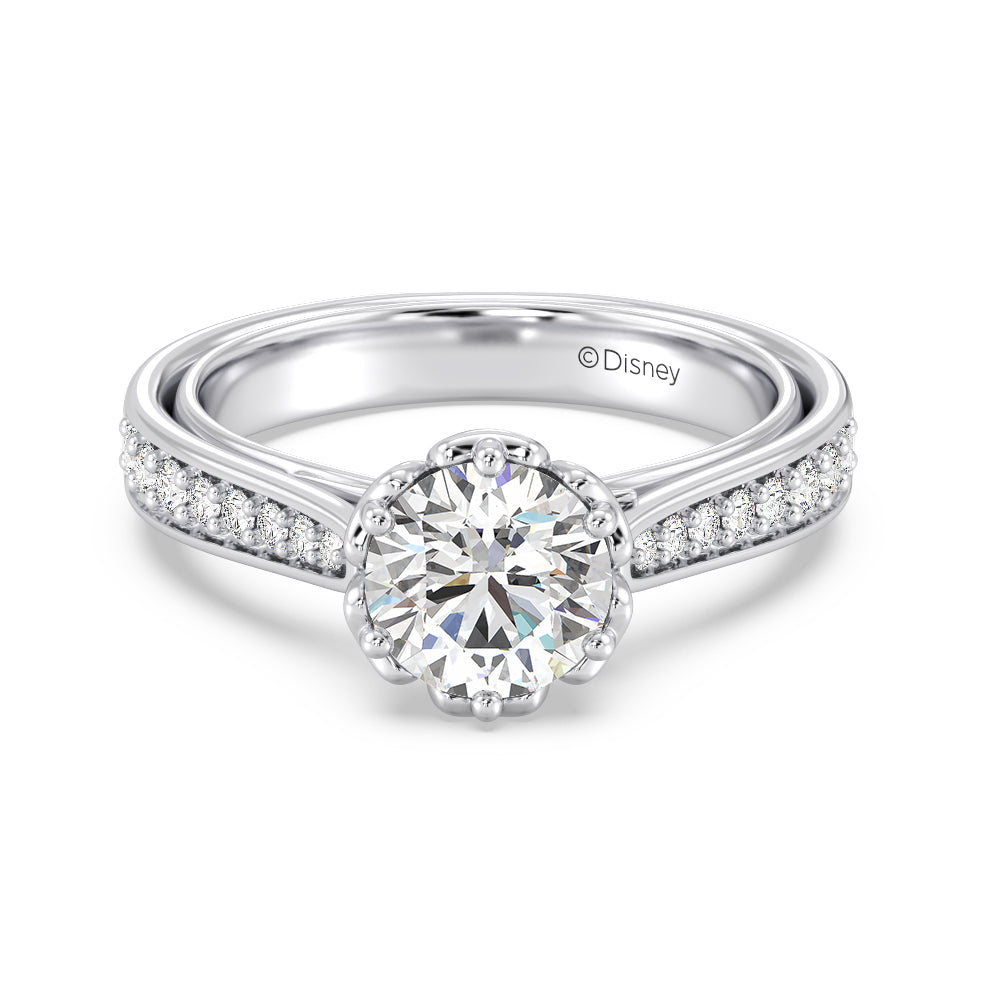 Enchanted Star Lab Grown Diamond Belle Rose Engagement Ring