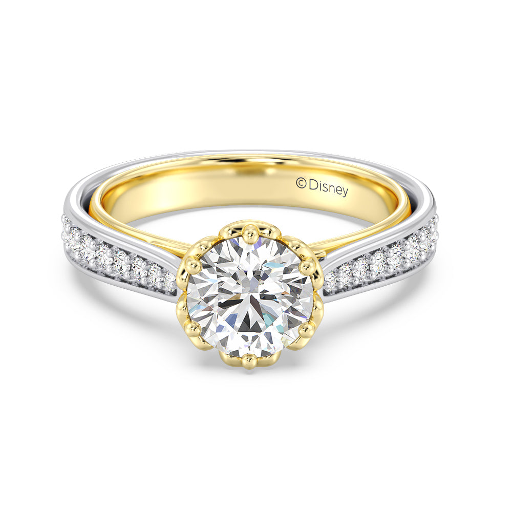 Enchanted Star Lab Grown Diamond Belle Rose Engagement Ring
