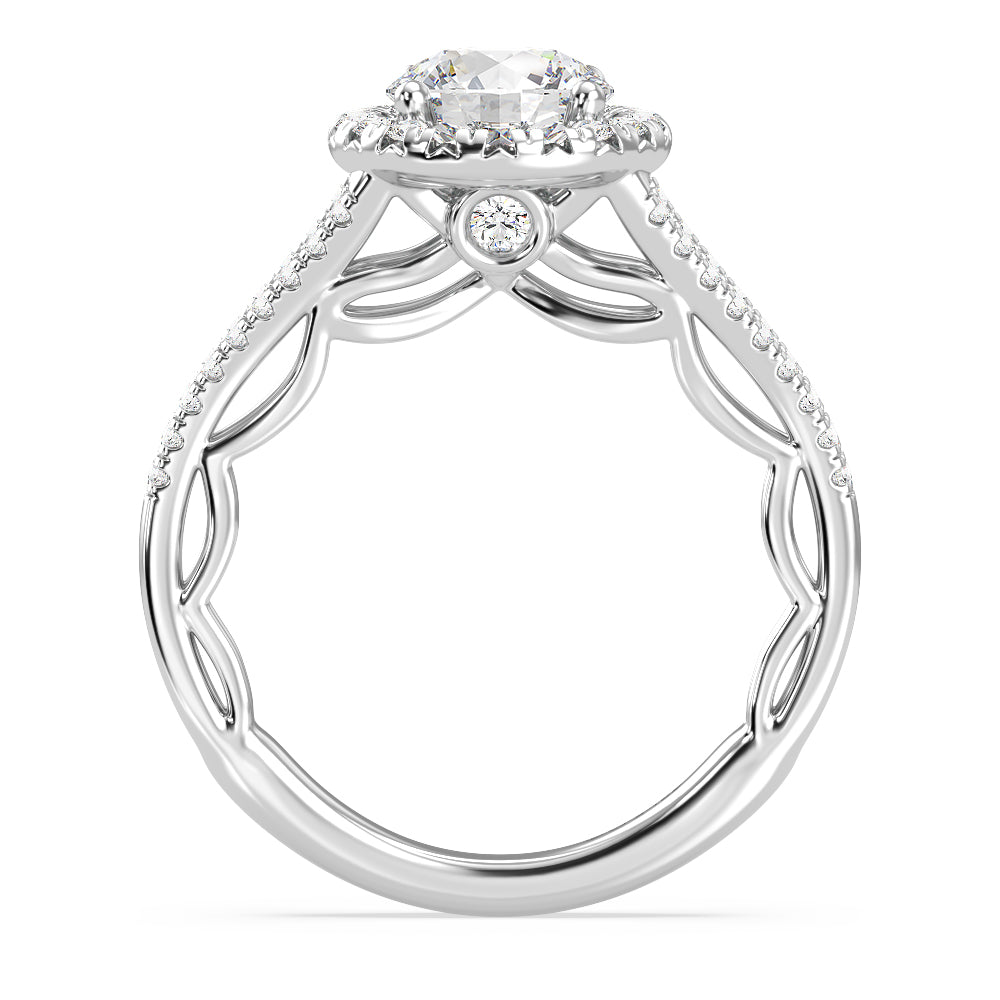 Enchanted Star Lab Grown Diamond 14K Gold Cinderella Engagement Ring Set