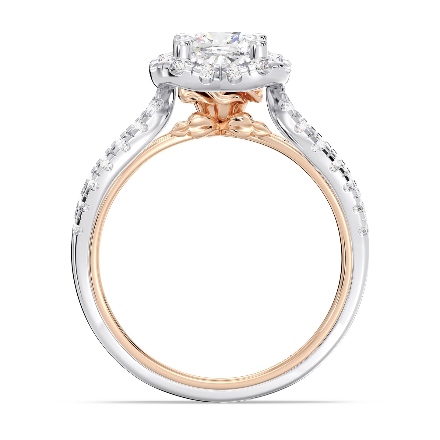 Enchanted Star Lab Grown Diamond 14K Gold Belle Engagement Ring