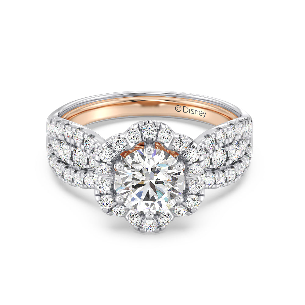 Enchanted Star Lab Grown Diamond 14K Gold Belle Engagement Ring