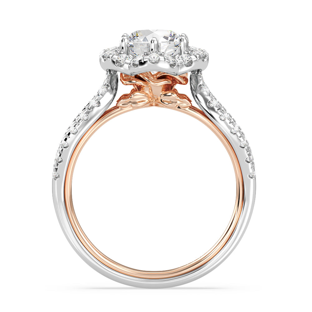 Enchanted Star Lab Grown Diamond 14K Gold Belle Engagement Ring